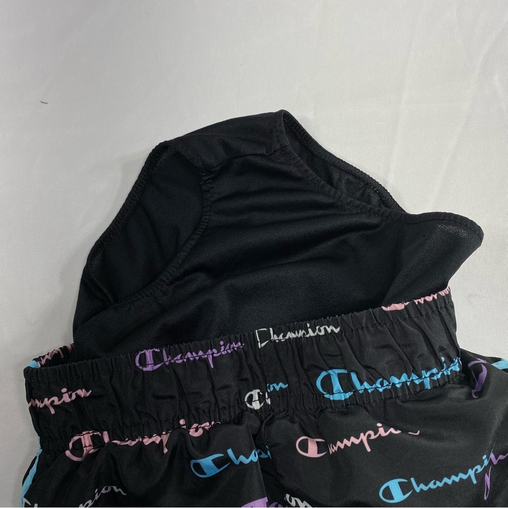 Champion Girl’s Activewear Logo Print Shorts - Picture 4 of 4